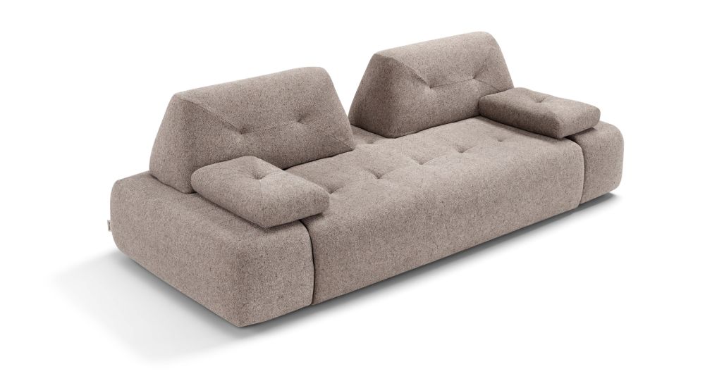 Canapé convertible à profondeur modulable Savoia