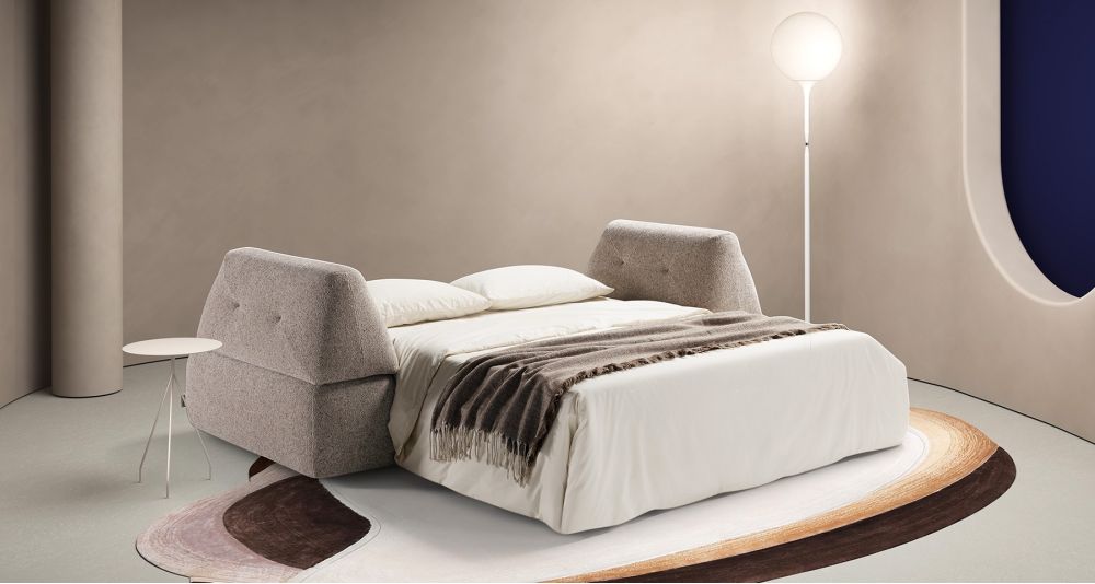 Canapé convertible à profondeur modulable Savoia