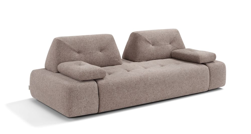 Canapé convertible à profondeur modulable Savoia
