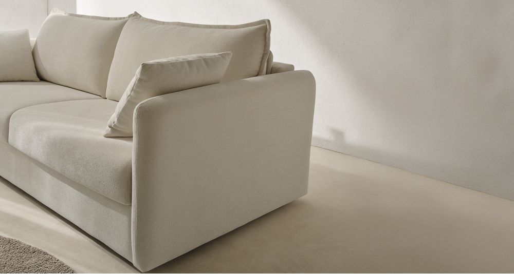 Canapé convertible Rapido couchage quotidien matelas 16 cm Carmona