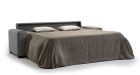 Canapé convertible 4 places couchage 180x200 Diego - tissu gris - déplier - 1