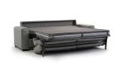 Canapé convertible 4 places couchage 180x200 Diego - tissu gris - déplier - 2