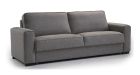 Canapé convertible 4 places couchage 180x200 Diego - tissu gris - de côté - 