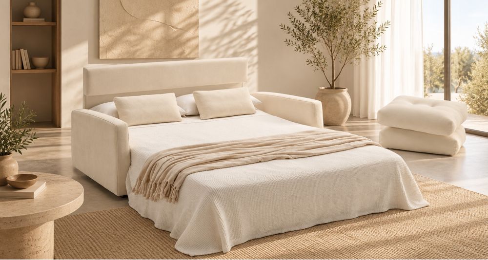 Canapé convertible 140 largeur 160 cm Duero