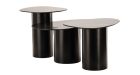 Lot de 3 tables basses gigognes design Vega - céramique - 4