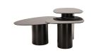 Lot de 3 tables basses gigognes design Vega - céramique - 7