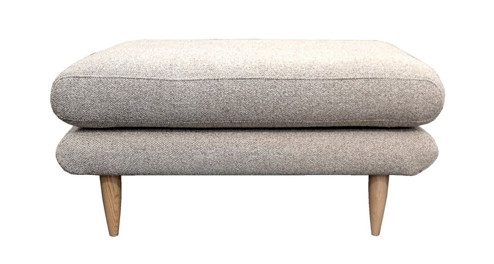 Pouf scandinave personnalisable 90x70 cm Rivano