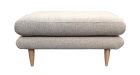 Pouf scandinave personnalisable 90x70 cm Rivano - vue de face