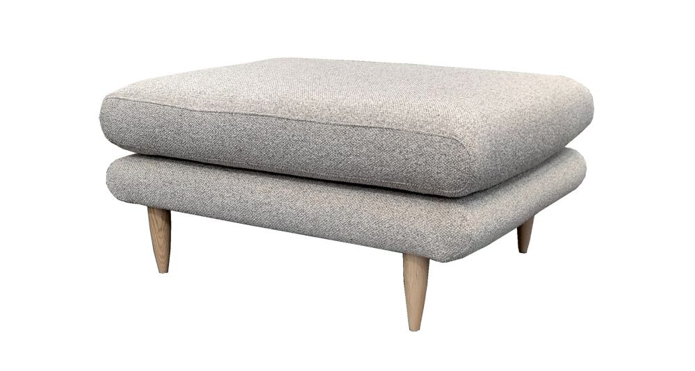 Pouf scandinave personnalisable 90x70 cm Rivano
