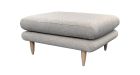 Pouf scandinave personnalisable 90x70 cm Rivano - vue de côté