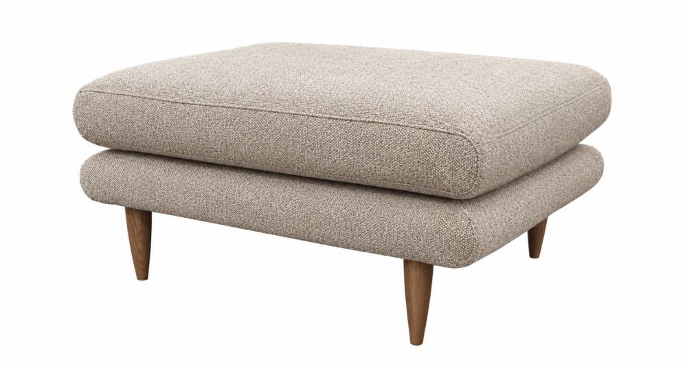 Pouf scandinave personnalisable 90x70 cm Rivano