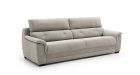 Canapé convertible Rapido avec cales-reins matelassées Velasco - tissu gris - vue de côté
