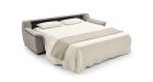 Canapé convertible Rapido avec cales-reins matelassées Velasco - tissu gris - vue déplier