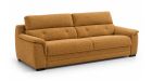 Canapé convertible Rapido avec cales-reins matelassées Velasco - tissu moutarde - vue de côté