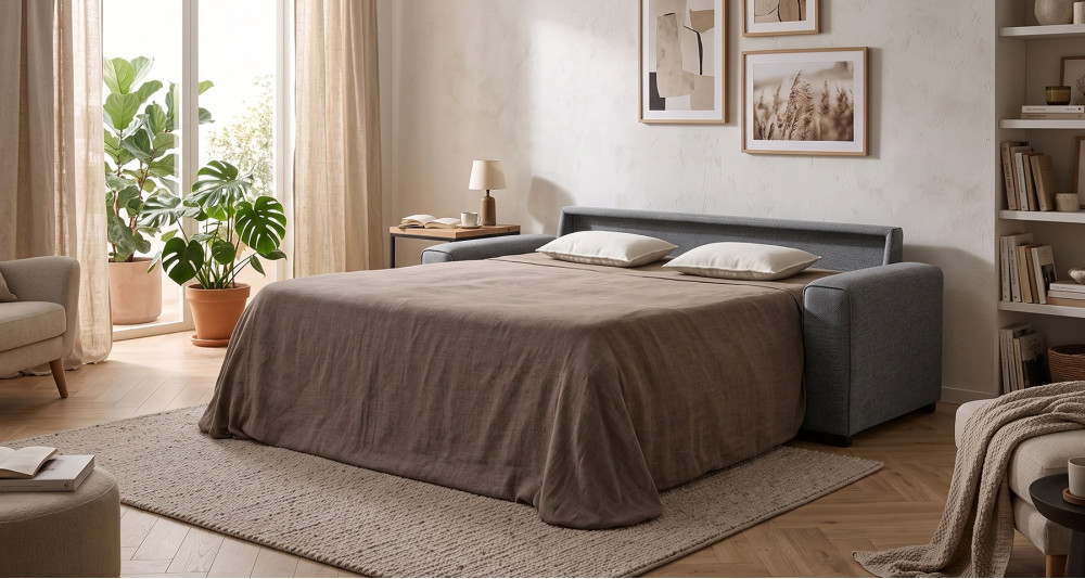 Canapé convertible 4 places couchage 180x200 Diego