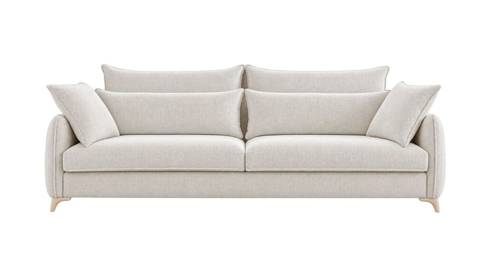 Canapé scandinave avec traversins Velvet