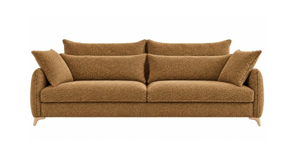 Canapé scandinave avec traversins Velvet