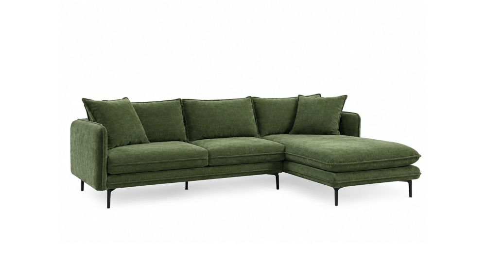 Canapé d'angle compact avec méridienne 160 cm Modene