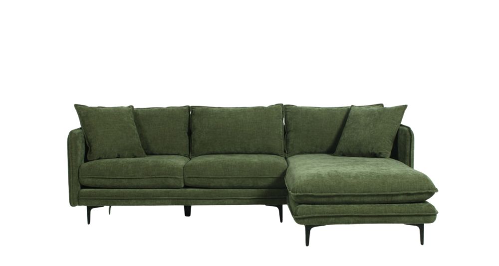 Canapé d'angle compact avec méridienne 160 cm Modene