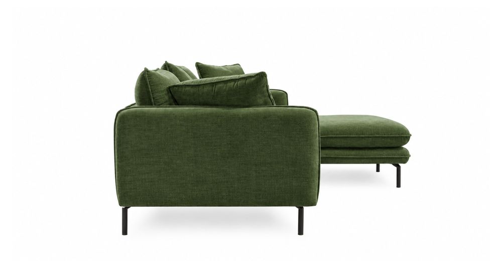 Canapé d'angle compact avec méridienne 160 cm Modene