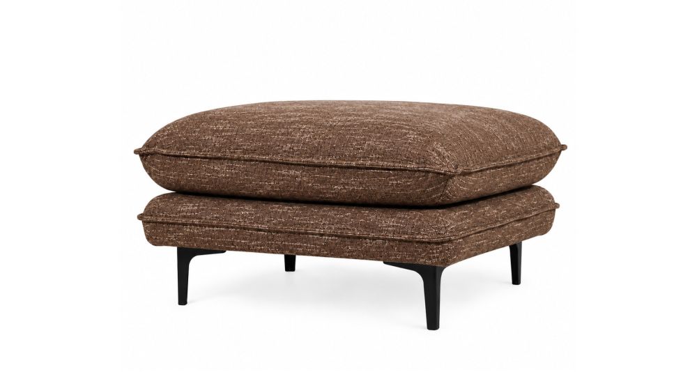Canapé d'angle réversible avec pouf amovible Modene