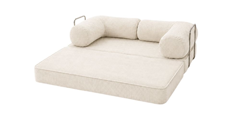 Canapé convertible 3 en 1 en velours côtelé Mova - Sofa 100