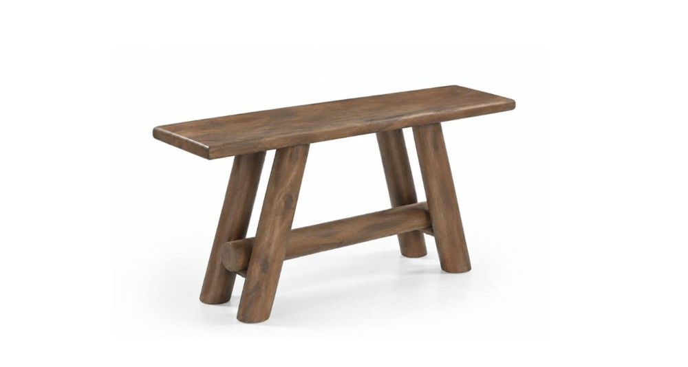 Console en manguier avec pieds inclinés Lucien