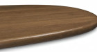 Console ovale en manguier avec pied graphique Eudora - fond blanc - 4