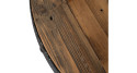 Table basse ronde bois et métal Heelands