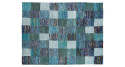 Tapis Sari motif gros carrés - 2 coloris