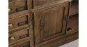 Enfilade vintage en bois recyclé et plateau zinc Govenlock