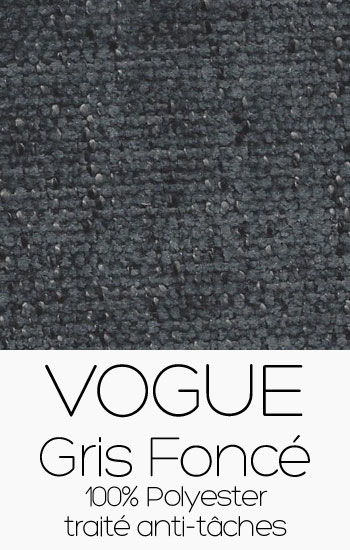 Tissu Vogue Gris foncé