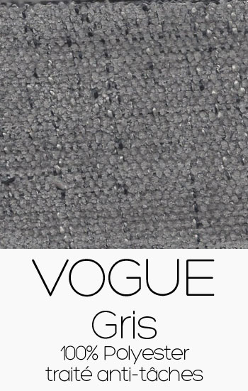 Tissu Vogue Gris