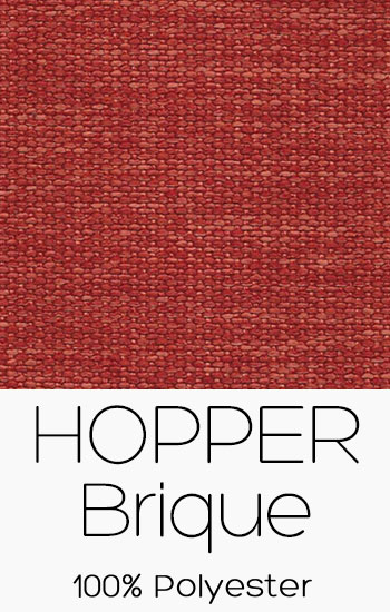 Tissu Hopper Brique