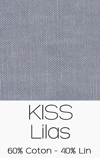 Tissu Kiss Lilas