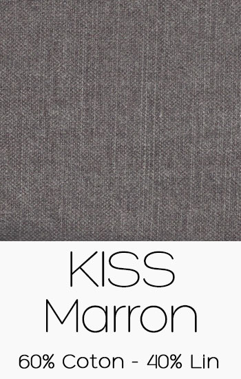 Tissu Kiss Marron