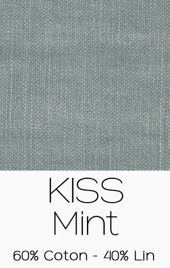 Tissu Kiss Mint