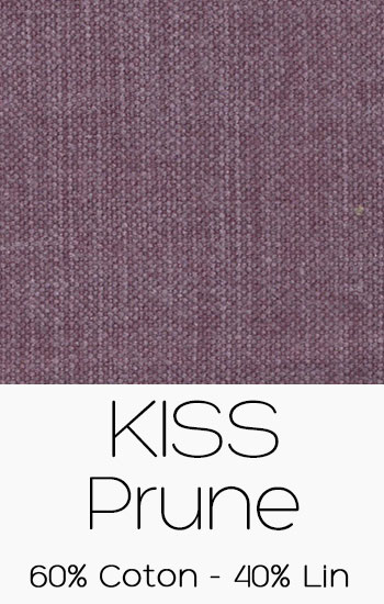 Tissu Kiss Prune