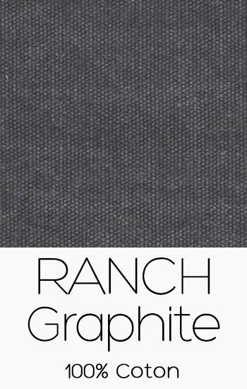 Tissu Ranch Graphite