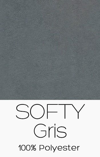 Tissu Softy Gris