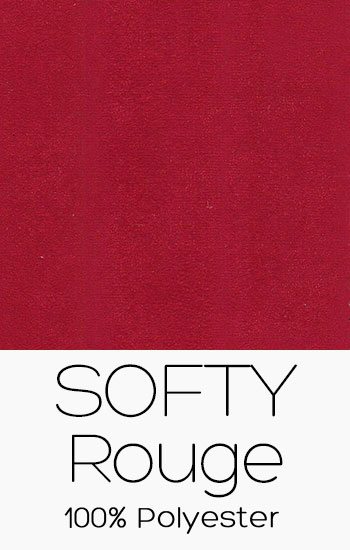 Tissu Softy Rouge