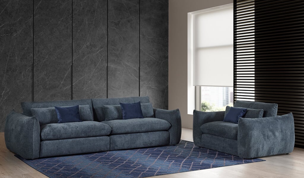 Canapé bleu marine Gannon - Hima