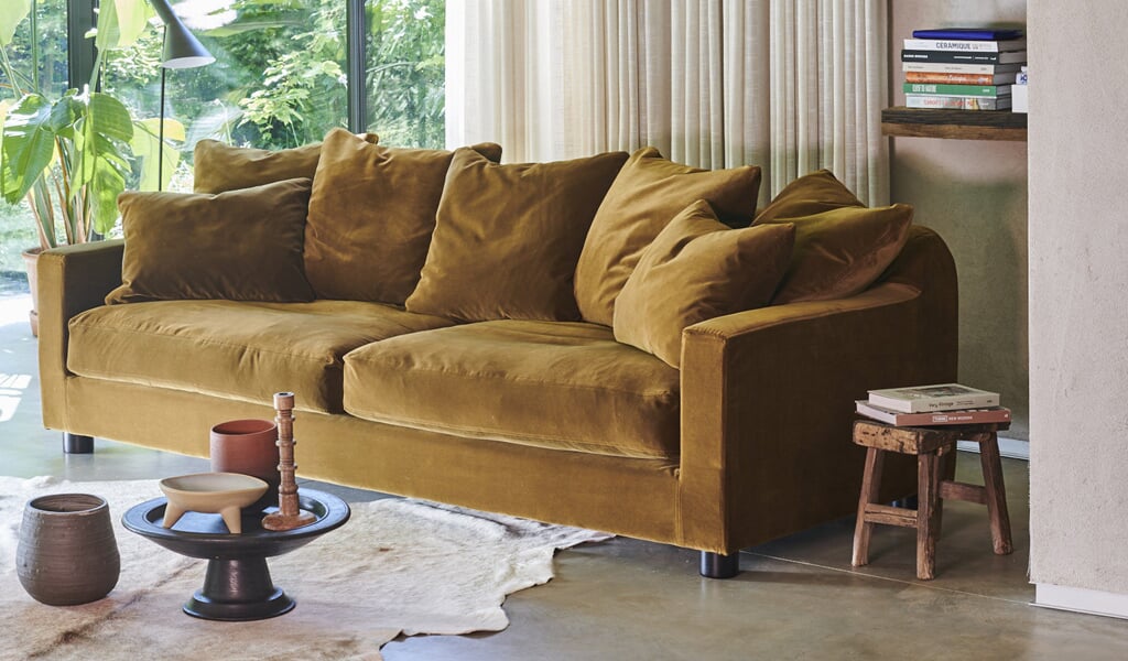 Canapé velours Blagnac - Home Spirit