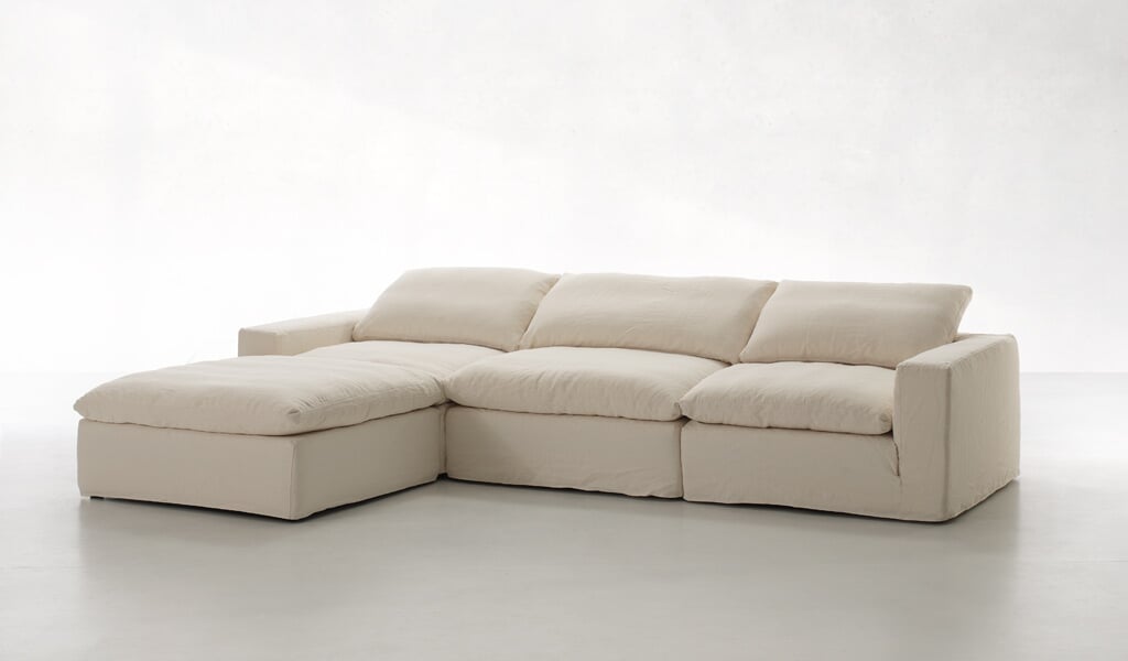 Canapé d'angle modulable à assise profonde Candy marque Cool Seatings Canapé modulable profond Candy