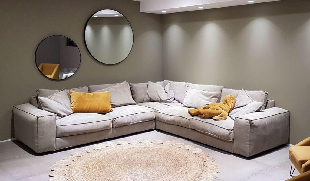 Canapé modulable en forme de L Chamonix marque Home Spirit Canapé modulable en forme de L