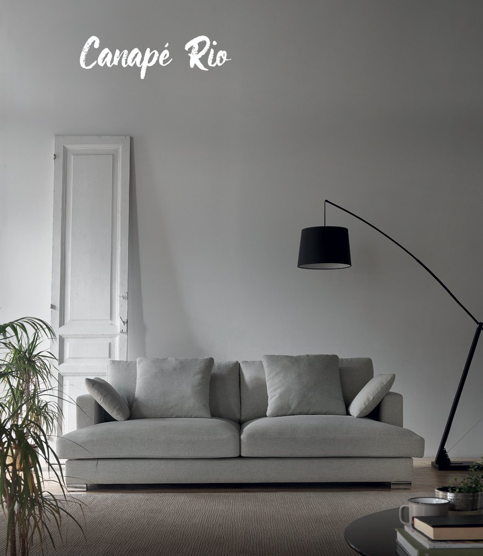 Canapé moderne rio style design contemporain