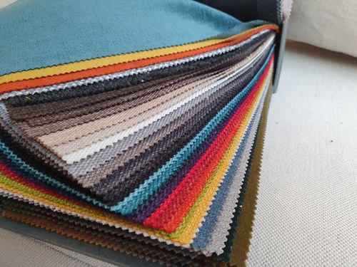 Tissu pour canapé, couleur et matière