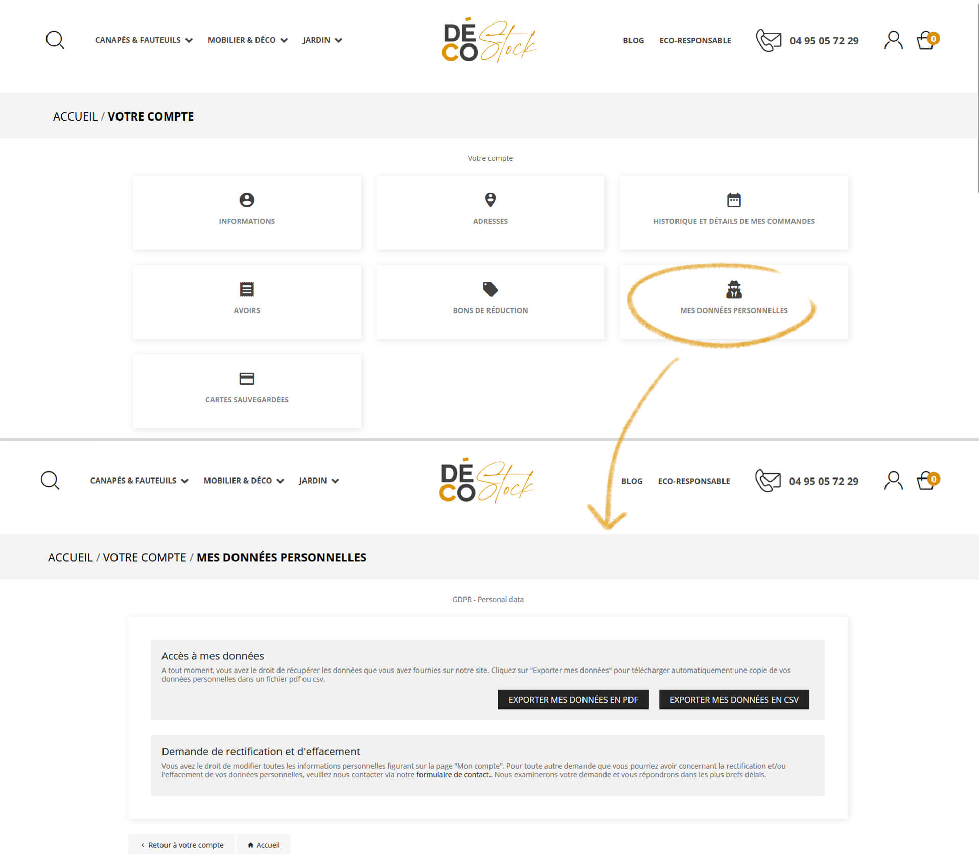 Données personnelles