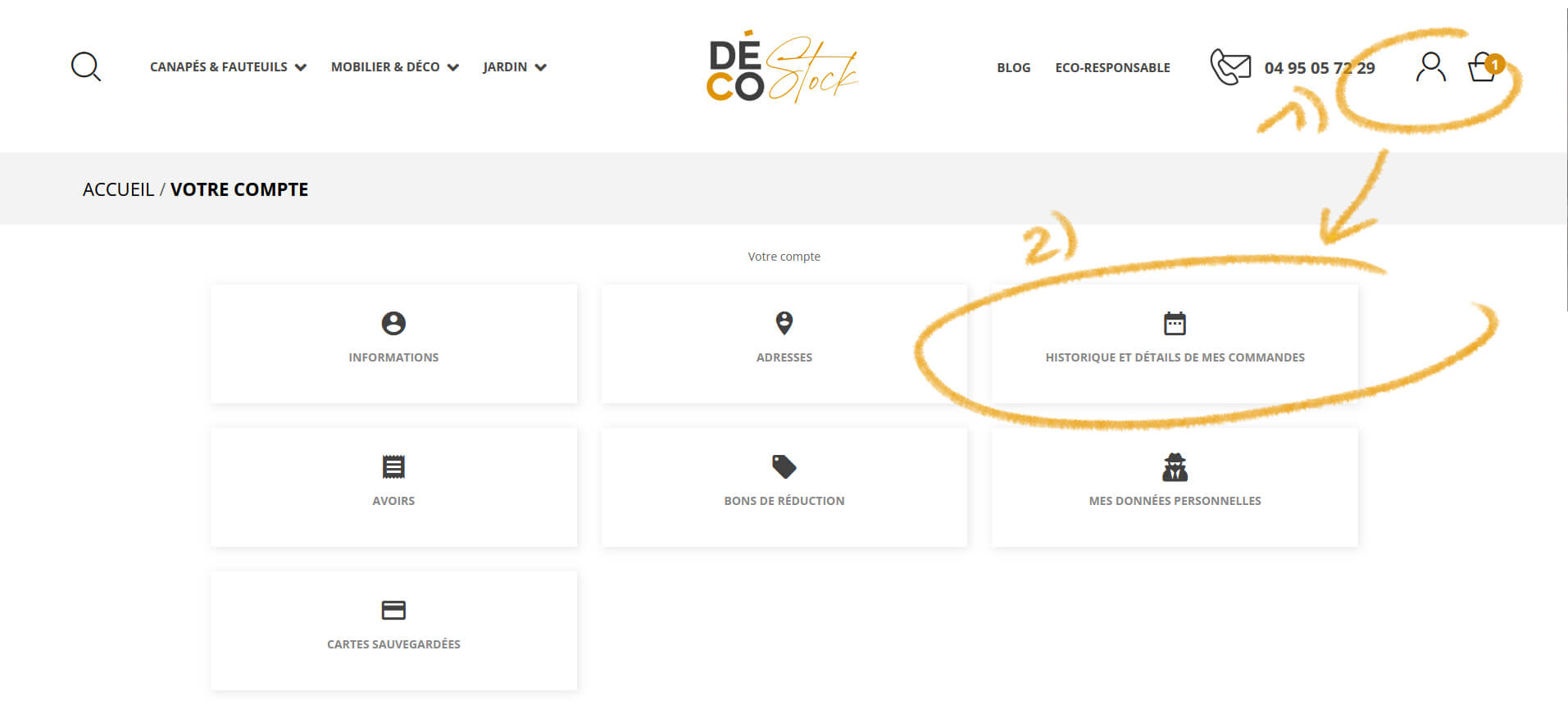 Récupérer ma facture