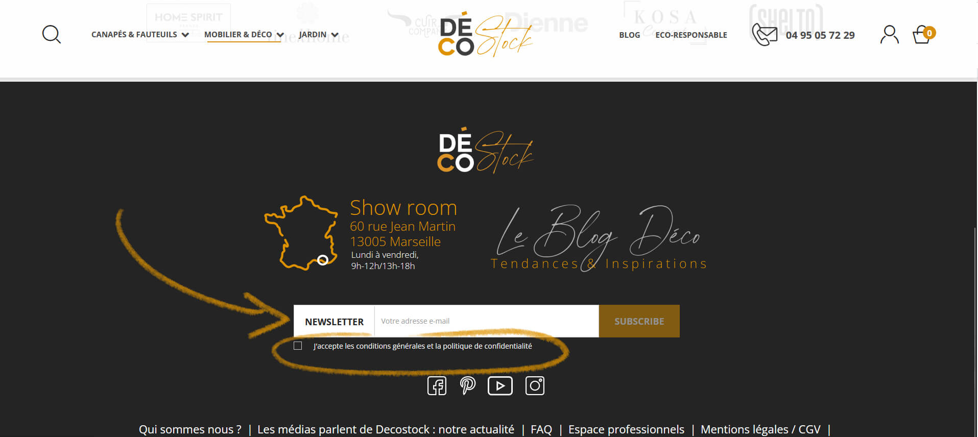 S'inscrire à la newsletter